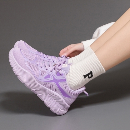 👟Women's Casual Fashion Breathable Platform Wedge Orthopaedic Sneakers💃