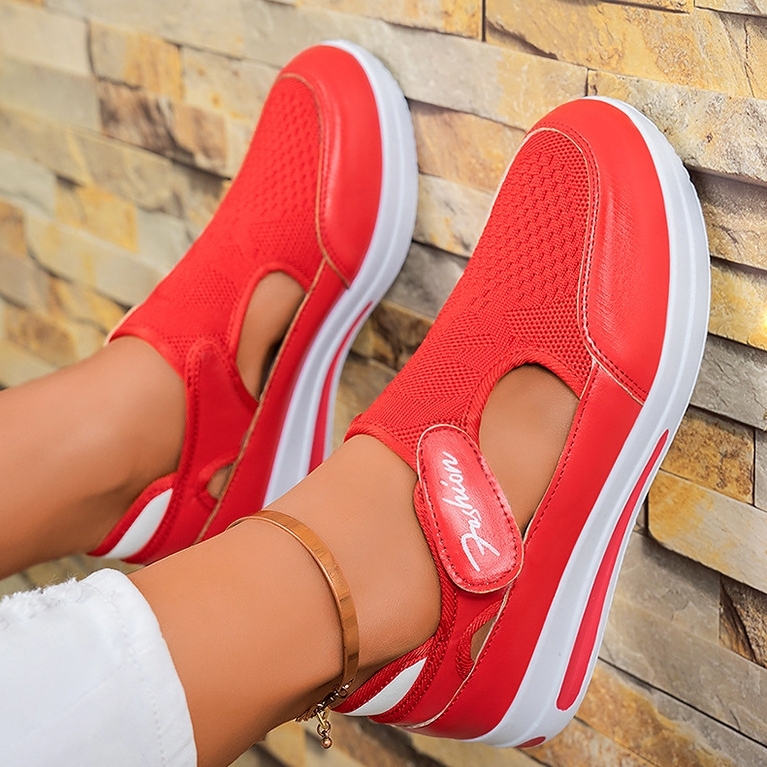 🔥HOT SALE🔥Women's Summer Casual Wedge Thick Sole Velcro Shoes