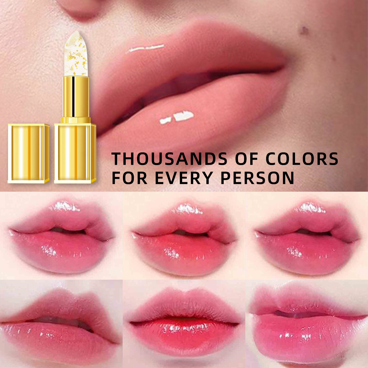 💋 Experience Luxurious Lips - 49% OFF - ✨Transferproof Color-Changing Lipstick💄CrystalClear Color Alchemy 💋 Auto-Tints on Contact!
