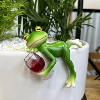 The hottest decoration of 2025 -🐸 funny green drunk frog