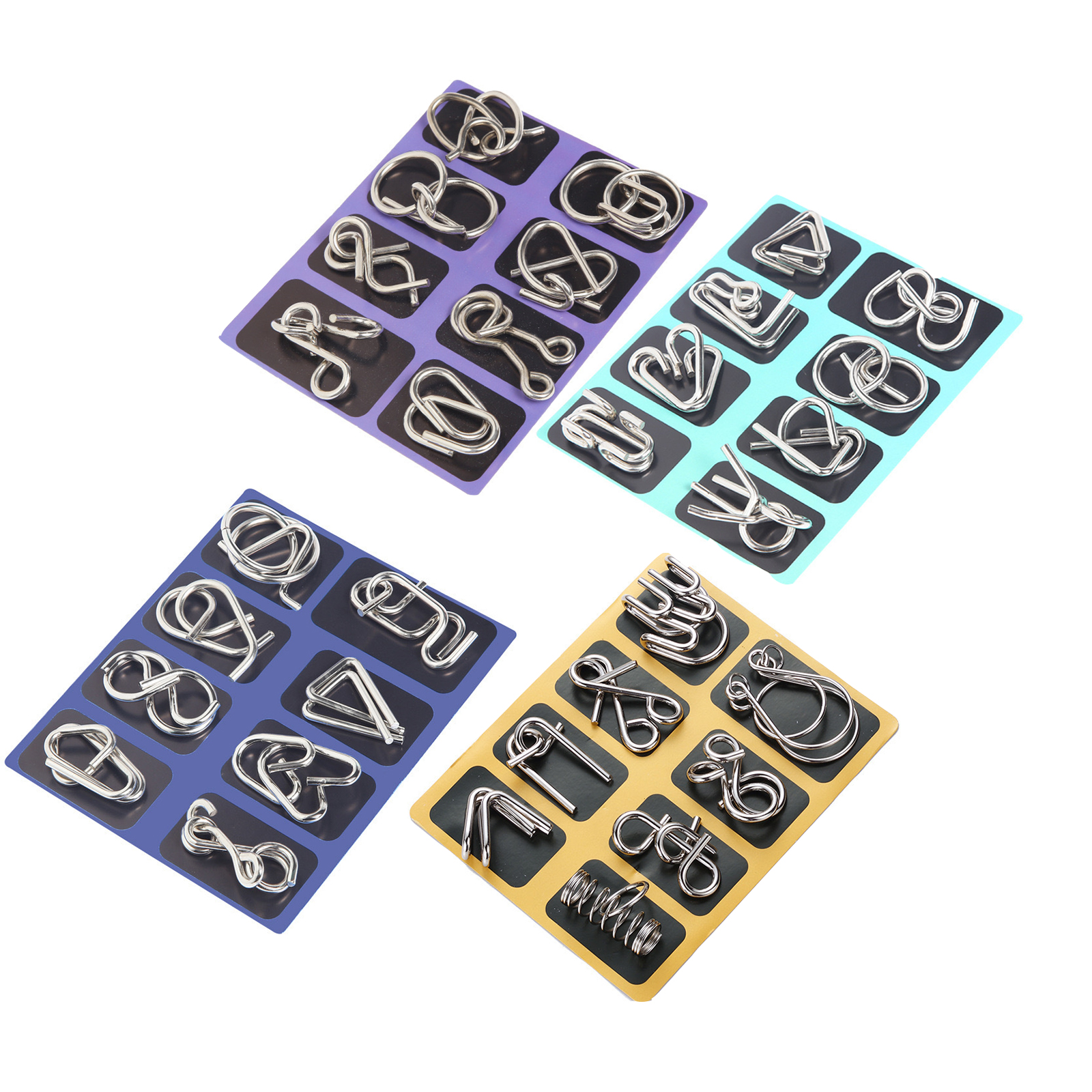 🔥HOT SALE NOW 50% OFF-Metal Puzzle Ring,Educational intellectual Toys IQ Toys,Metal Brain teaser Puzzles-PLAWLTD