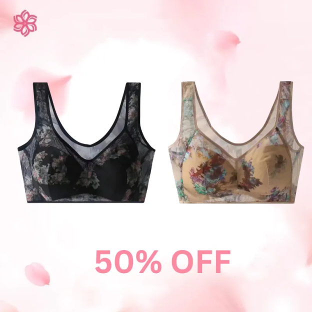  Ice Silk Lace Cooling Comfort Bra | Light as a feather