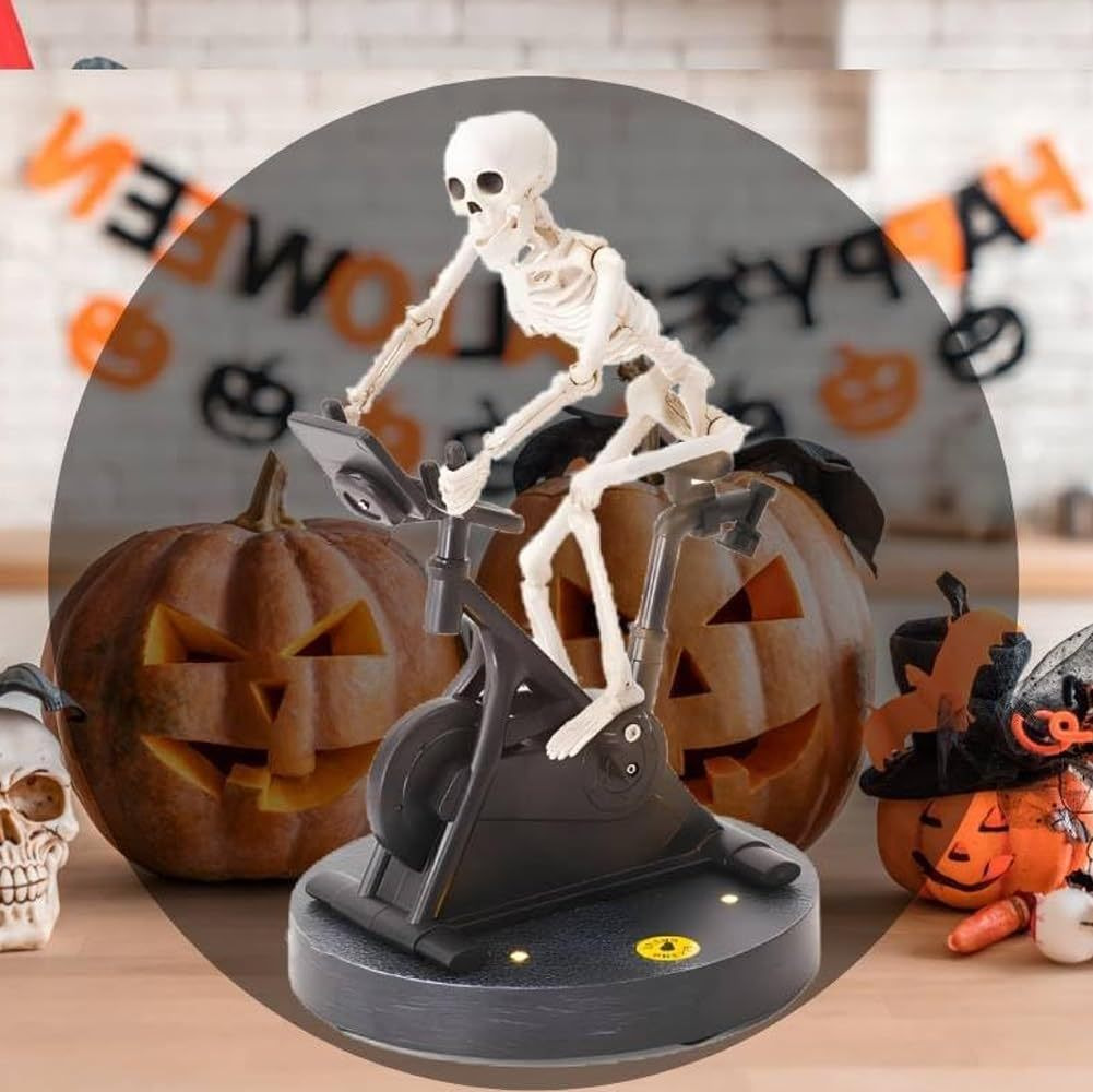 Spooky Working-Out Skeleton