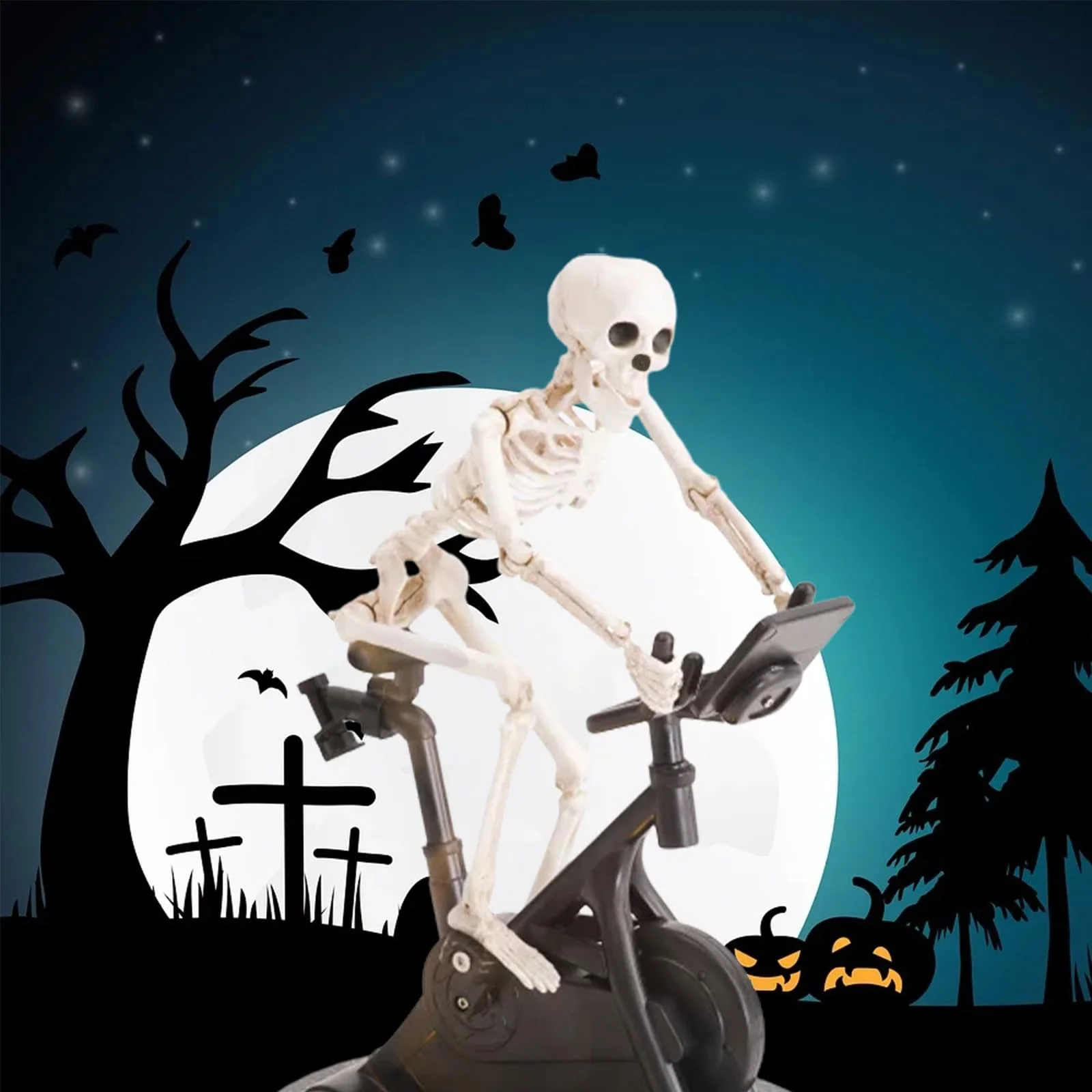 Spooky Working-Out Skeleton