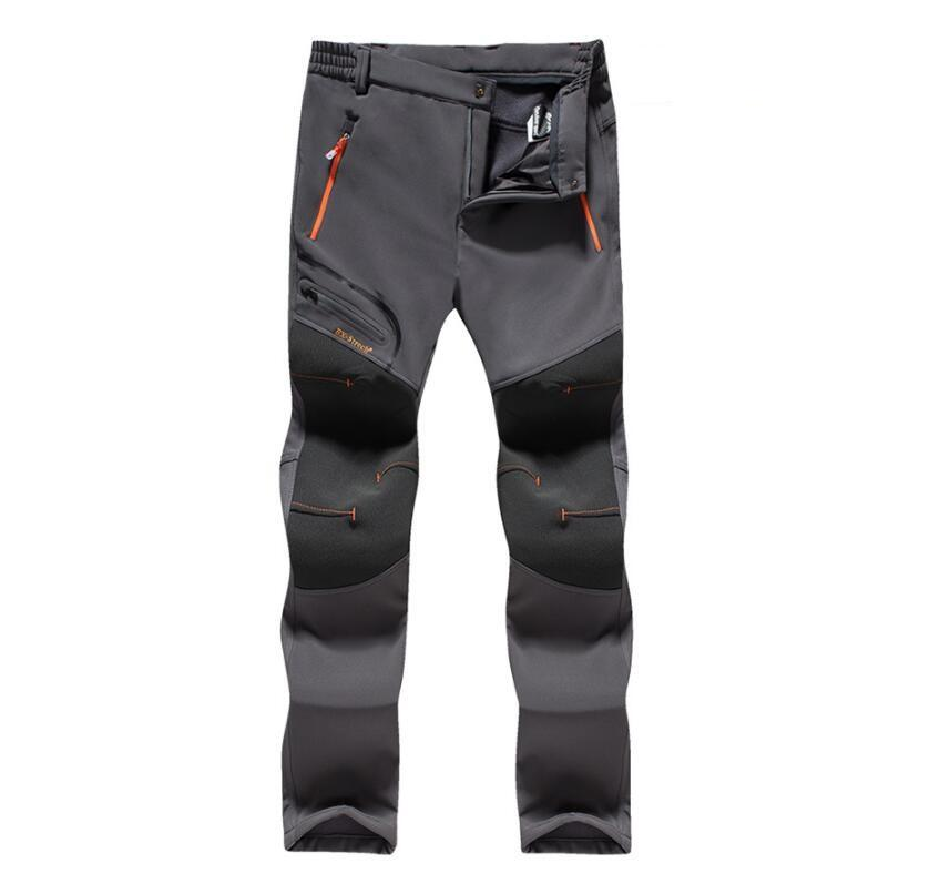 Men's Fleece-Lined Waterproof Cargo Pants – Plus Size Quick-Dry Winter Hiking Pants ❄️👖🌲