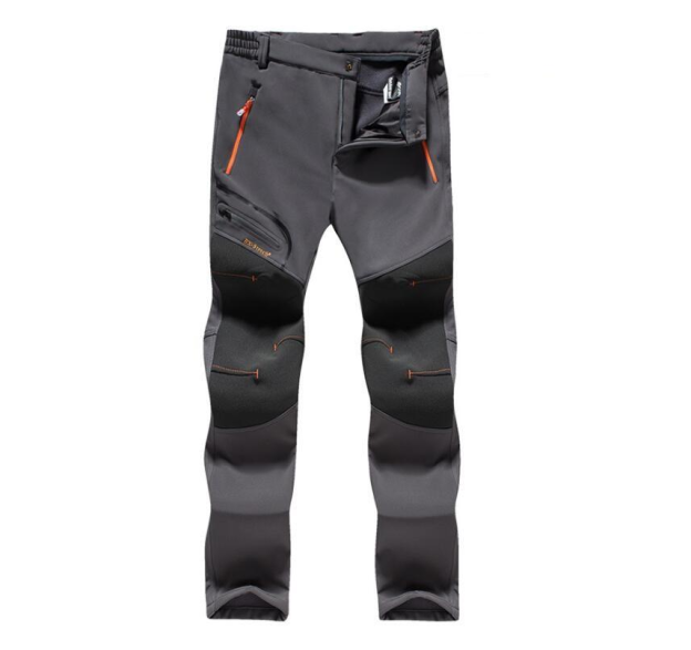 Men's Fleece-Lined Waterproof Cargo Pants – Plus Size Quick-Dry Winter Hiking Pants ❄️👖🌲