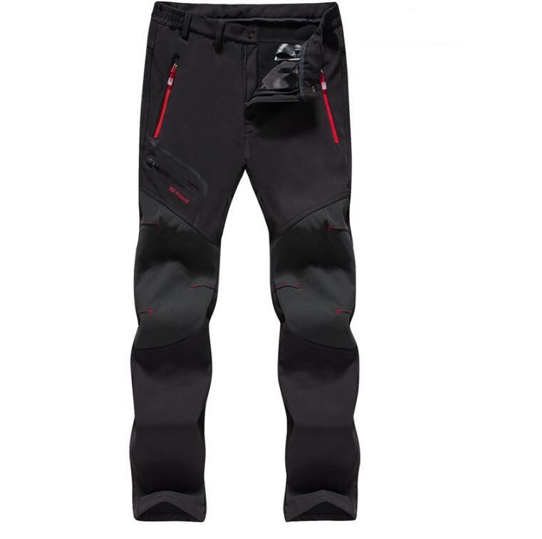 Men's Fleece-Lined Waterproof Cargo Pants – Plus Size Quick-Dry Winter Hiking Pants ❄️👖🌲