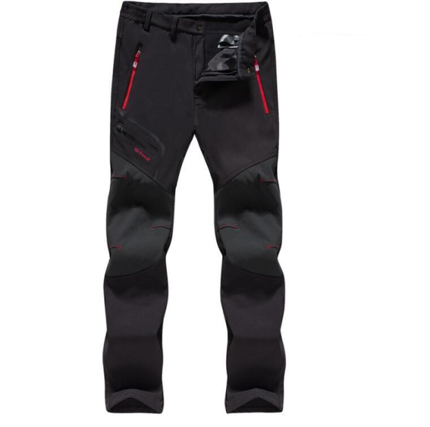 Men's Fleece-Lined Waterproof Cargo Pants – Plus Size Quick-Dry Winter Hiking Pants ❄️👖🌲