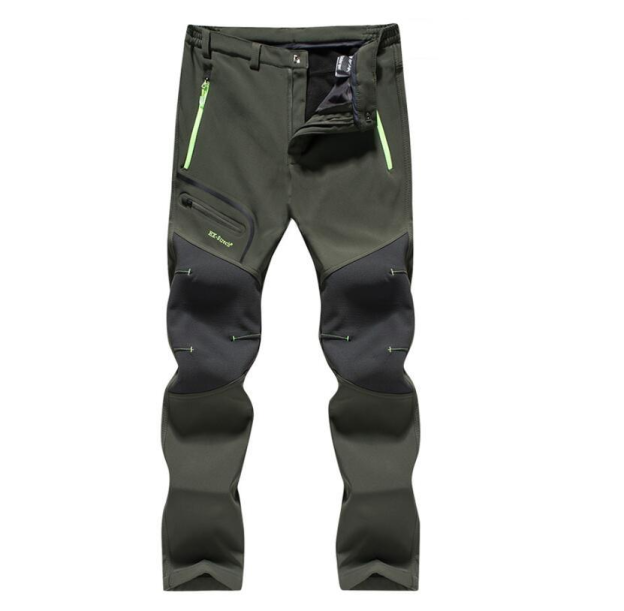 Men's Fleece-Lined Waterproof Cargo Pants – Plus Size Quick-Dry Winter Hiking Pants ❄️👖🌲
