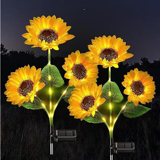 ⏳Time-limited Special⏰Sunflower Solar Garden Stake Led Lights🌻