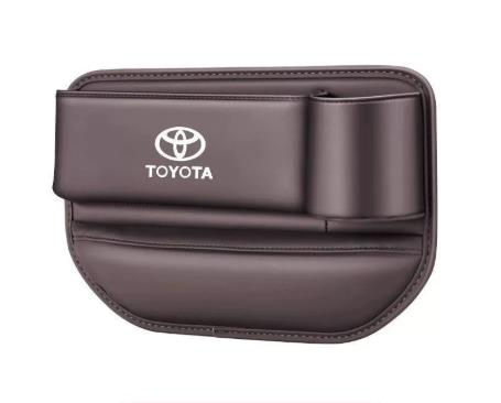 ✨Hot Selling Products of 2025🔥Exclusive Logo Leather Car Seat Storage Box With Water Cup Holder