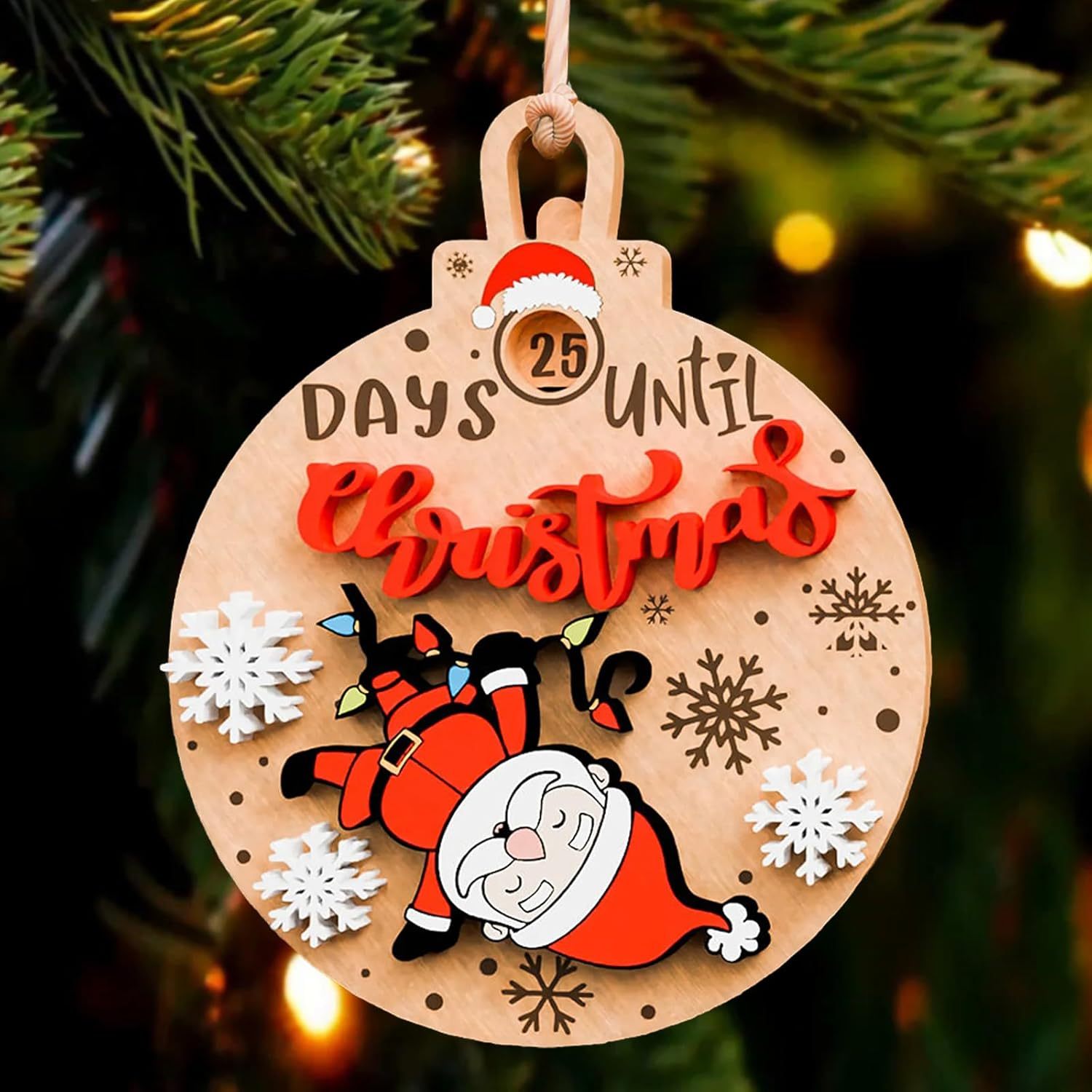 🎅Rotating Christmas Countdown Ornaments🎁