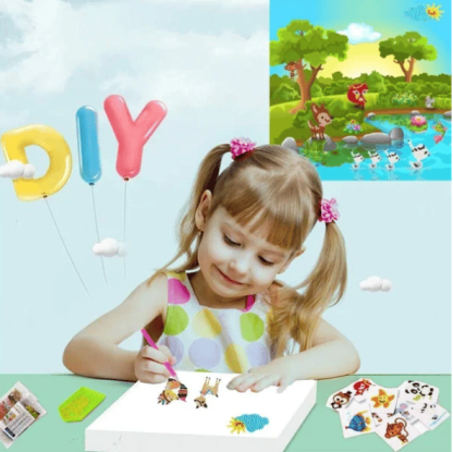 （Promotion🔥- SAVE 48% OFF）👍DIY children's free stick cartoon diamond painting