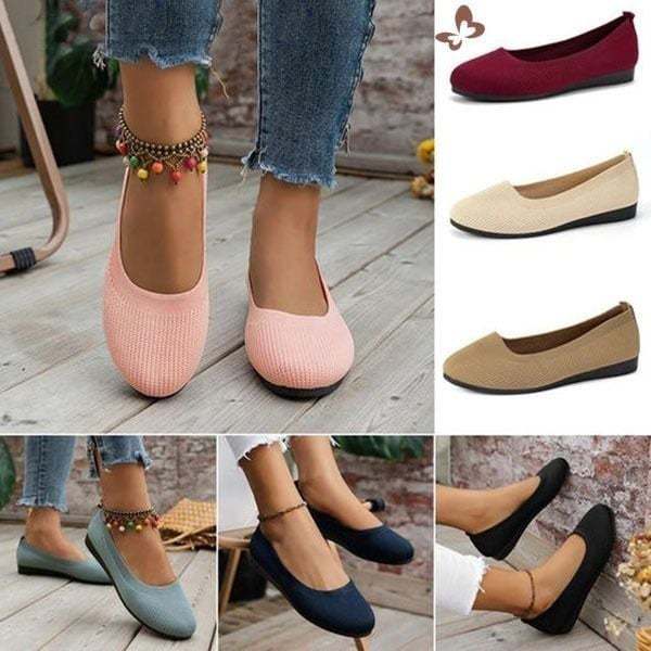 Women Comfortable Breathable Slip On Arch Support Non-Slip Casual Shoes-PLAWLTD