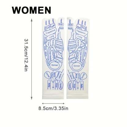 Reflexology Chart Socks with Trigger Point Massage Tool-PLAWLTD