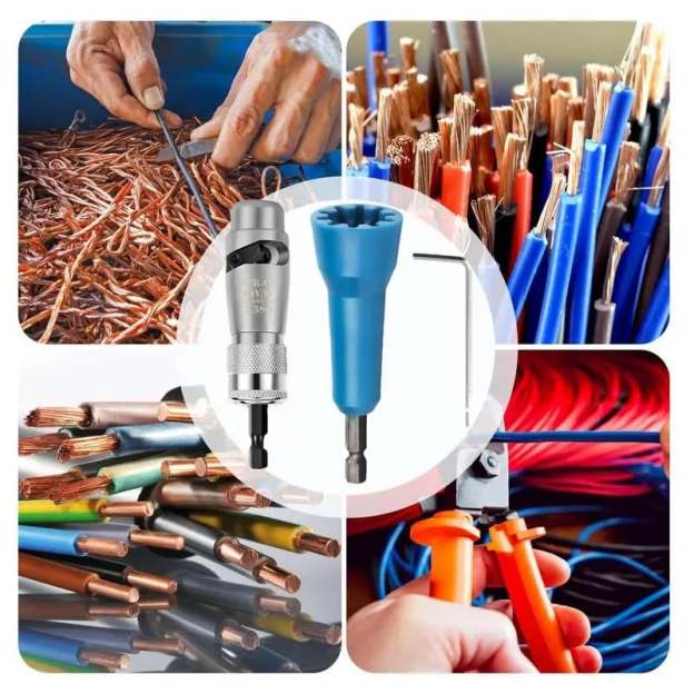  Wire Stripping Tool & Wire Twisting Connector