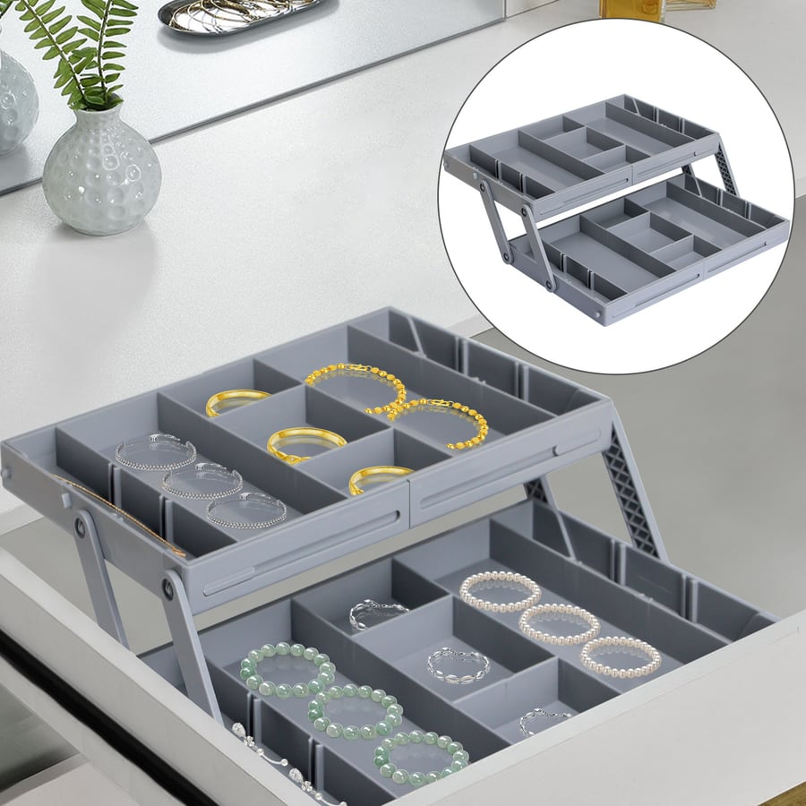 🔥Hot Sale 54% OFF👍Multi-Level Smart Drawer Organizer
