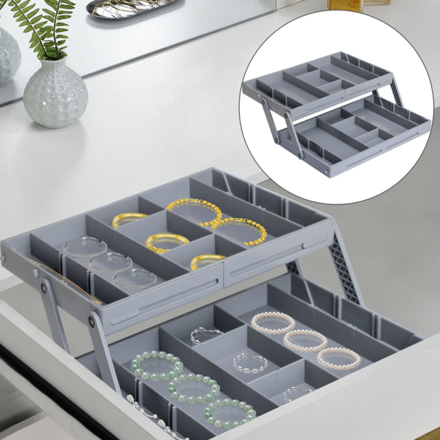 🔥Hot Sale 54% OFF👍Multi-Level Smart Drawer Organizer