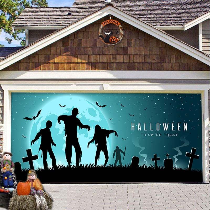 🔥Halloween Hot Sale 49% OFF⏰💖Halloween Garage Door Decoration-PLAWLTD