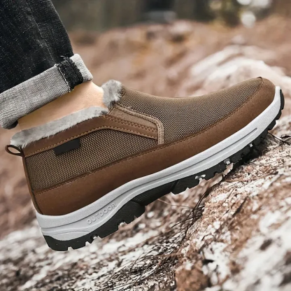 Men's Arch Support Breathable Orthopedic Loafers Lightweight Non-Slip Walking Shoes (Medical Certification)-PLAWLTD