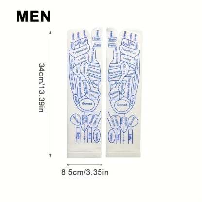 Reflexology Chart Socks with Trigger Point Massage Tool-PLAWLTD