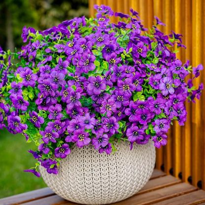 Rain & Sun Proof British Blooms - UV GuardTM Fade-Free Colourful Artificial Flower-PLAWLTD