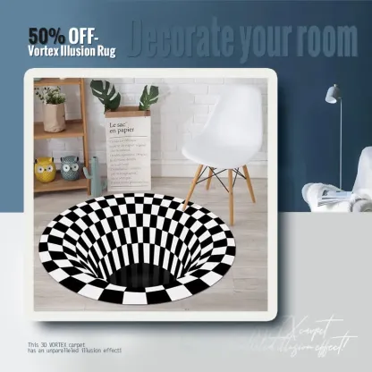 50% OFF - VORTEX ILLUSION RUG