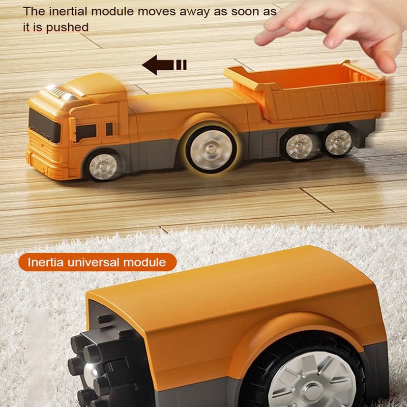 🎁Children's Day 40% OFF🔥Magnetic Transform Engineering Car Assembled Toys-PLAWLTD