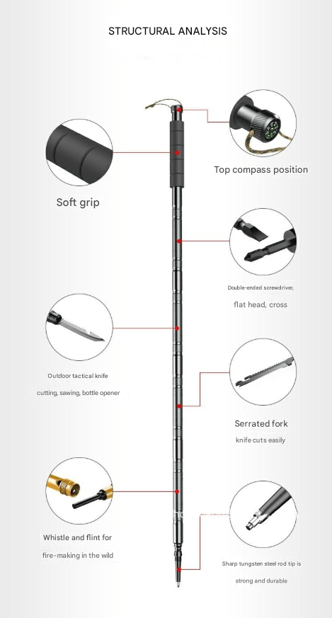 🔥Last Day Promotion 65% OFF-🔥🔥Tactical Hiking Stick-PLAWLTD