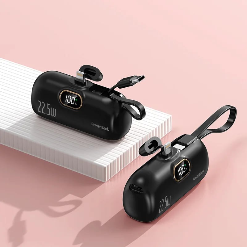 🎉⏰5000mAh Mini Portable Charger Power Bank for phone🔋-PLAWLTD