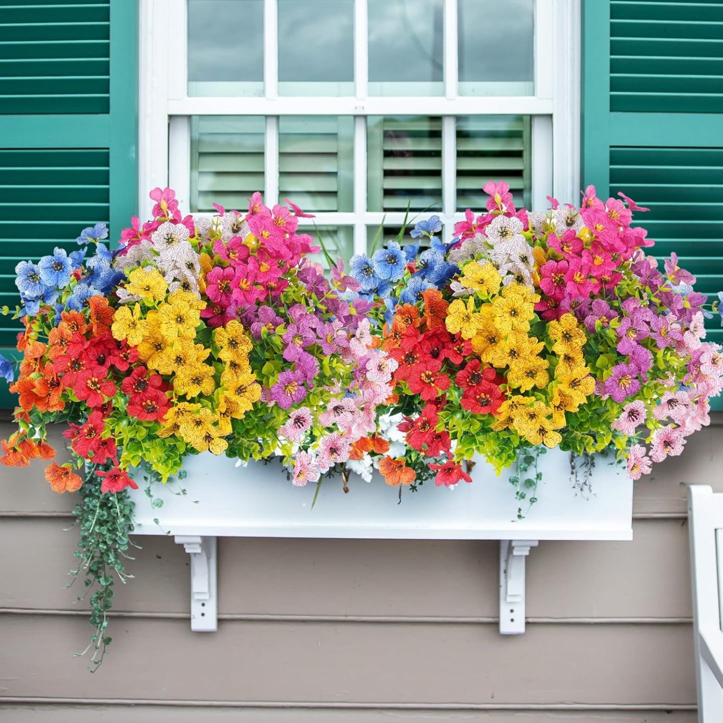 Rain & Sun Proof British Blooms - UV GuardTM Fade-Free Colourful Artificial Flower-PLAWLTD