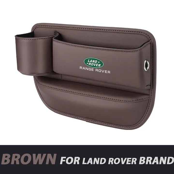 ✨Hot Selling Products of 2025🔥Exclusive Logo Leather Car Seat Storage Box With Water Cup Holder