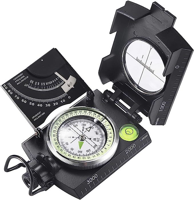 🔥Multifunctional Military Aiming Navigation Compass Compass