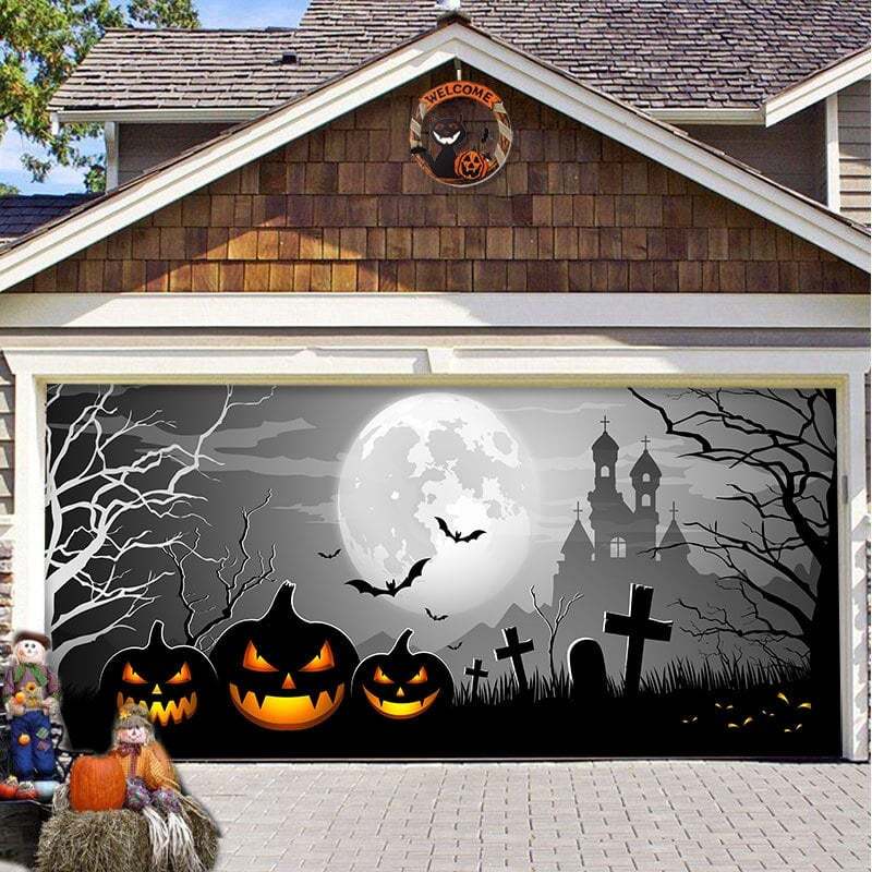 🔥Halloween Hot Sale 49% OFF⏰💖Halloween Garage Door Decoration-PLAWLTD