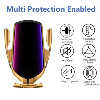 🎁2025 New Year Sale 49% OFF🔥15W Infrared Auto-sensing Wireless Fast Charging Car