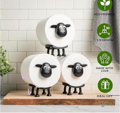 💥LAST DAY 49% OFF - 🐏Sheep Toilet Roll Holder