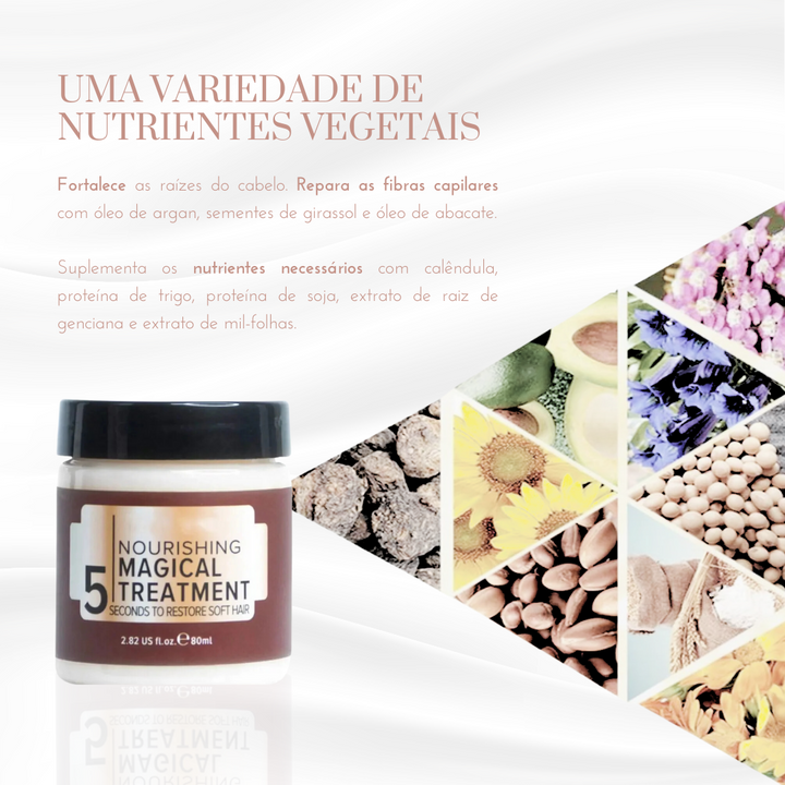 🎁Hot Sale--5 MAGICAL Hair Reconstruction Mask (New Formula)