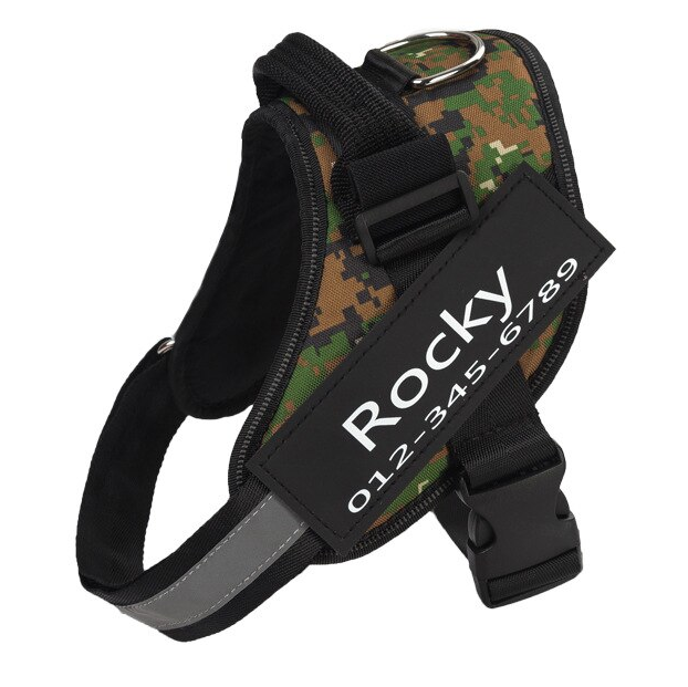 🔥Hot Sale🔥The Personalized NO PULL Harness (Can customize pet's name and your contact information)