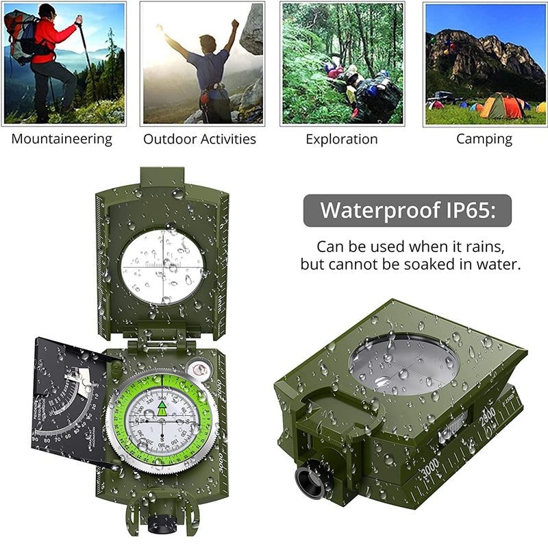☸Multifunctional Military Aiming Navigation Compass
