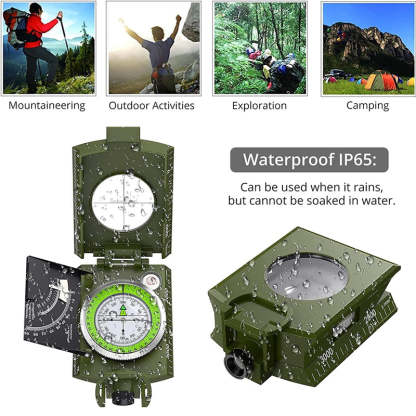 ☸Multifunctional Military Aiming Navigation Compass