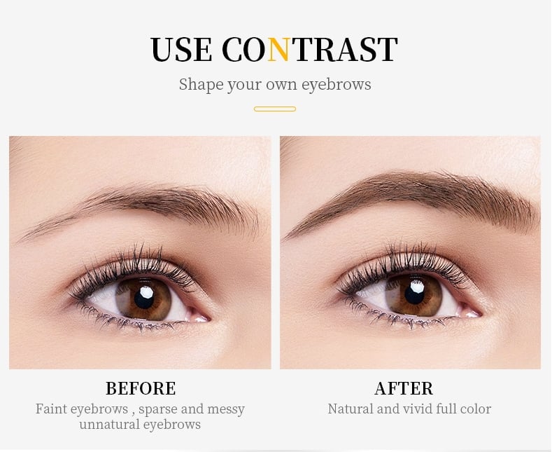 🎁3D Waterproof Microblading Eyebrow Pen 4 Fork Tip Tattoo Pencil