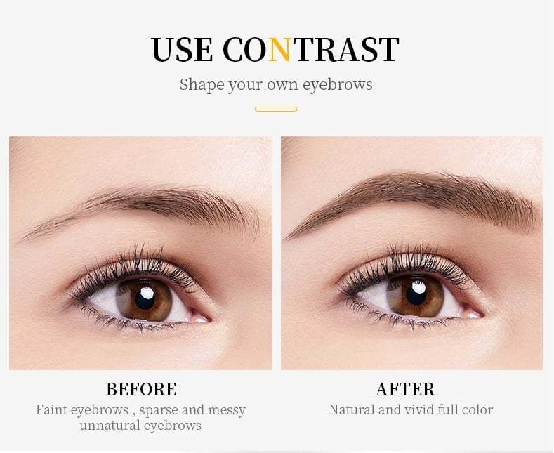 🎁3D Waterproof Microblading Eyebrow Pen 4 Fork Tip Tattoo Pencil