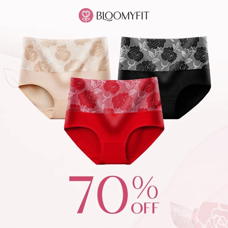 BloomyFit - High Waist Leakproof & Comfortable Panties-PLAWLTD