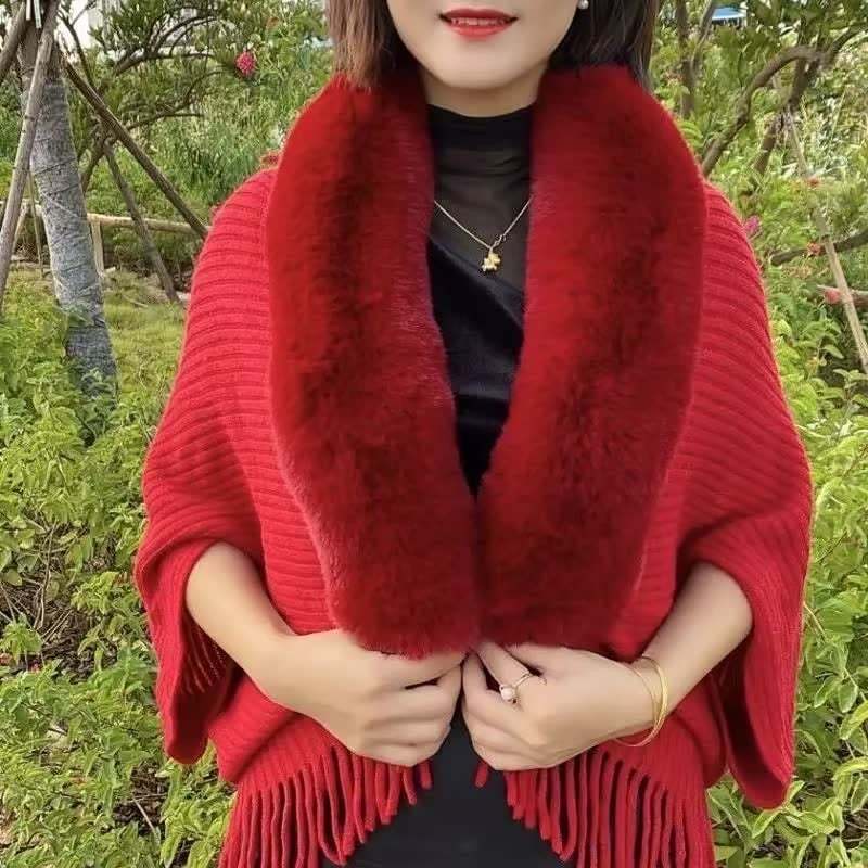 (💗Special Offer - 49% Off) Knitting Thick Women's Loose Shawl 💥Buy 2 Free Shipping&Save Extra 10% OFF💥-PLAWLTD