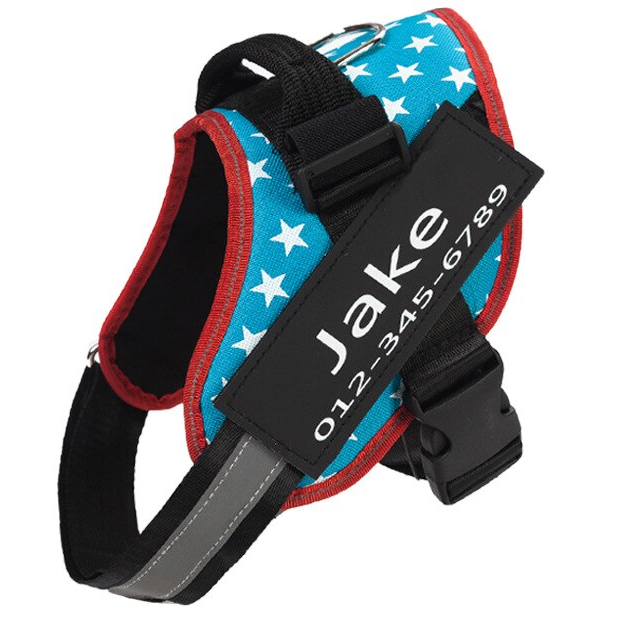 🔥Hot Sale🔥The Personalized NO PULL Harness (Can customize pet's name and your contact information)