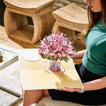 🌸3D Flower Bouquet Pop-Up Card – Gift & Keepsake in One