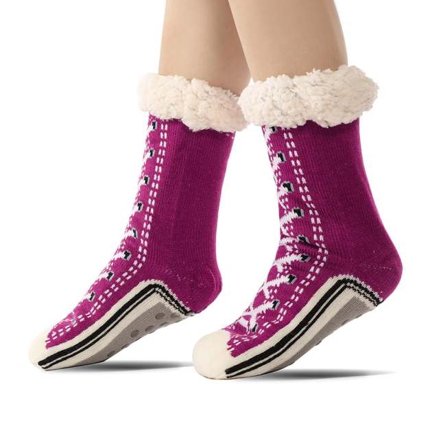 Ultra-thick Cashmere Slipper Home Socks-PLAWLTD