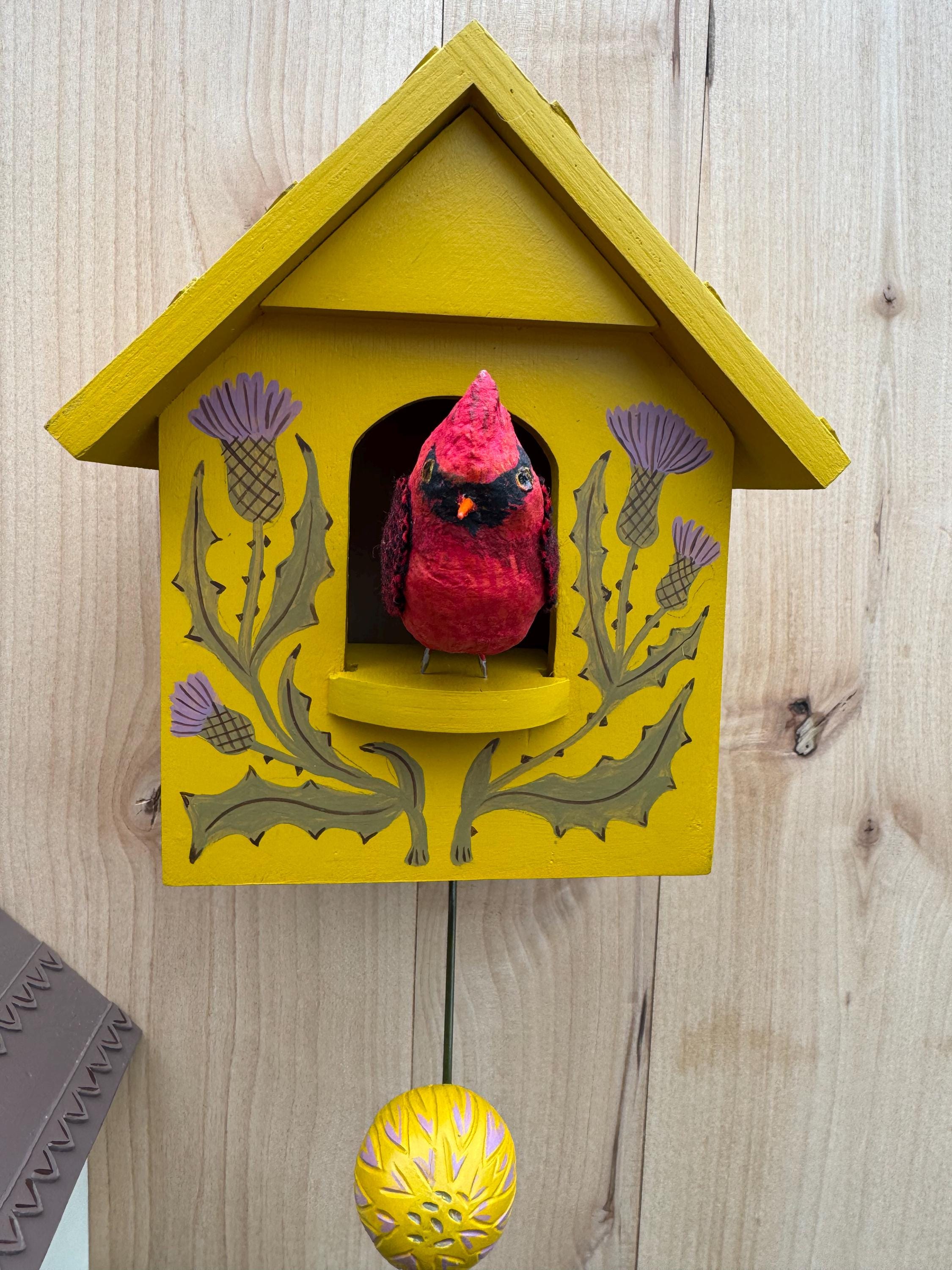 🔥Hot Sales 49% OFF-Whimsical Kinetic Art Birdhouse Wall Decor(✨Same as in the video)