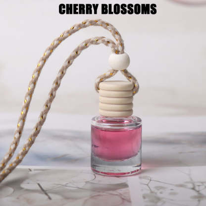 Cylindrical bottle car perfume pendant