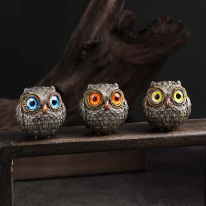 🦉Lucky Owl Guardian-The Wise Watcher of the Felt